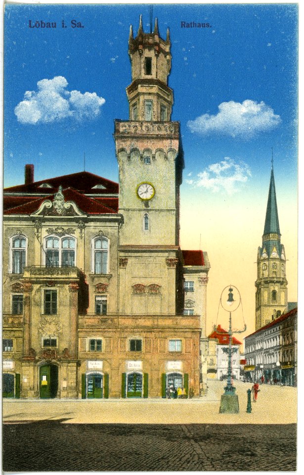 18476-Löbau-1914-Rathaus-Brück & Sohn Kunstverlag