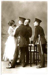 16031-Meißen-1913-Schützen Im Wirtshaus-Brück & Sohn Kunstverlag