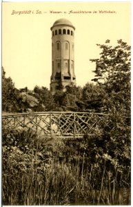 18225-Burgstädt-1914-Wasser- und Aussichtsturm im Wettinhain-Brück & Sohn Kunstverlag