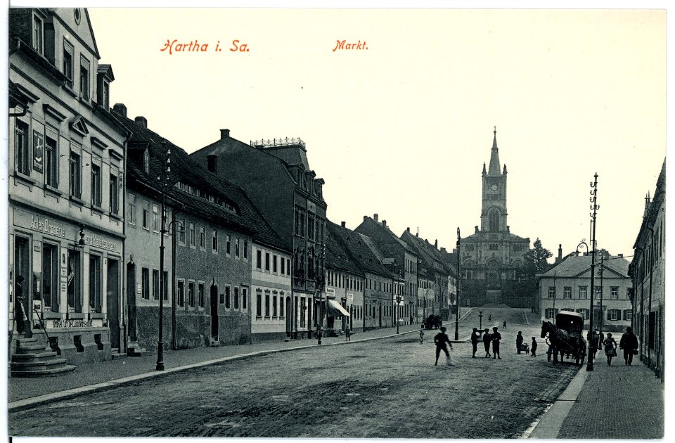 16724-Hartha-1913-Markt-Brück & Sohn Kunstverlag