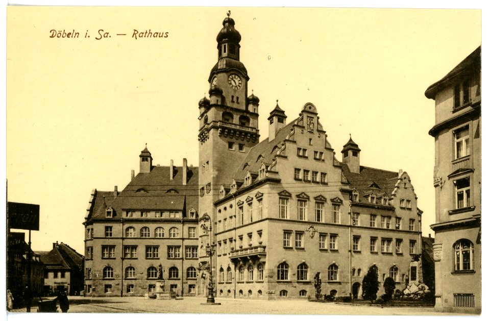 15794-Döbeln-1913-Rathaus-Brück & Sohn Kunstverlag