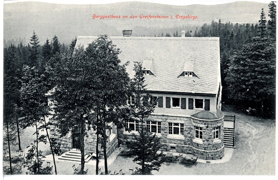 16739-Greifensteine-1913-Berggasthaus-Brück & Sohn Kunstverlag