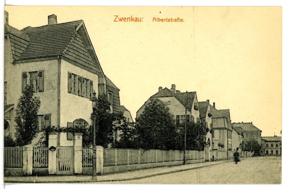 16467-Zwenkau-1913-Alberstraße-Brück & Sohn Kunstverlag