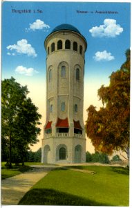 18291-Burgstädt-1914-Wasser - und Aussichtsturm-Brück & Sohn Kunstverlag