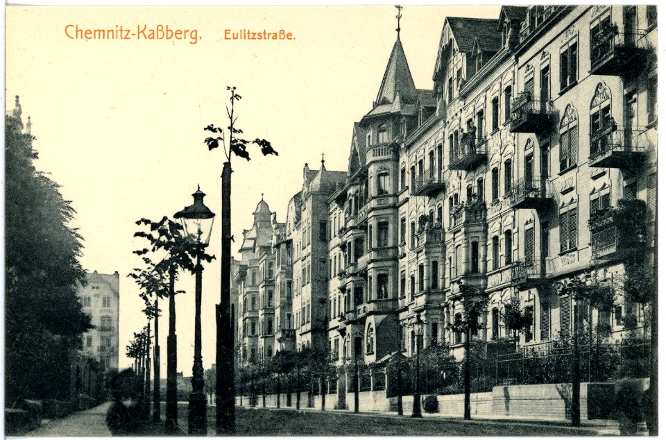 16685-Chemnitz-1913-Eulitzstraße - Kaßberg-Brück & Sohn Kunstverlag