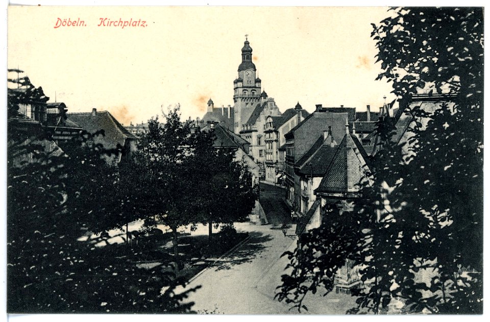 15927-Döbeln-1913-Kirchplatz-Brück & Sohn Kunstverlag