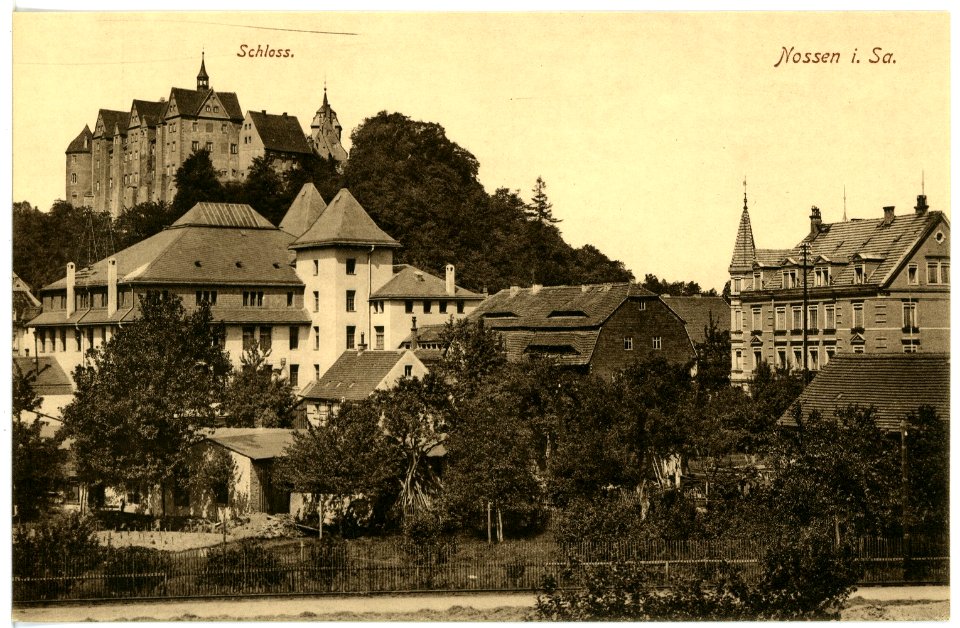 16291-Nossen-1913-Schloß-Brück & Sohn Kunstverlag