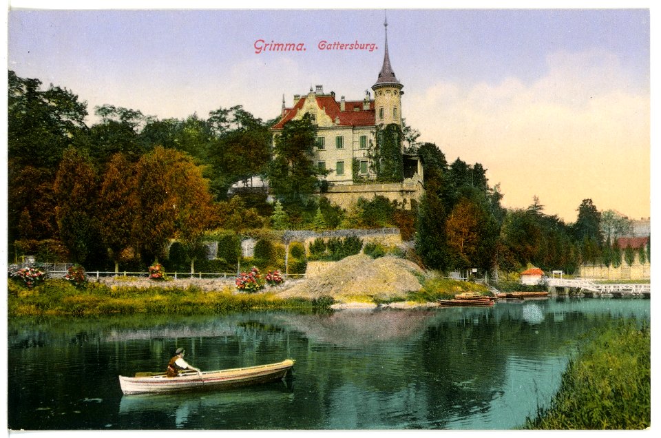 16448-Grimma-1913-Gattersburg-Brück & Sohn Kunstverlag