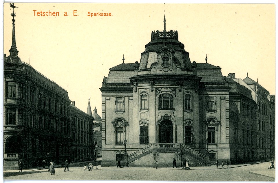 16279-Tetschen-1913-Sparkasse-Brück & Sohn Kunstverlag