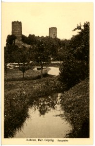 18254-Kohren-1914-Burgruine-Brück & Sohn Kunstverlag