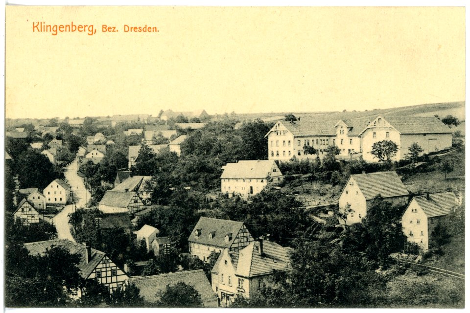16760-Klingenberg-1913-Blick auf Klingenberg-Brück & Sohn Kunstverlag