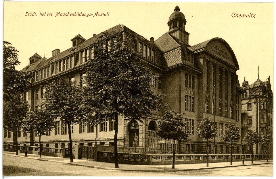 18234-Chemnitz-1914-Mädchenbildungsanstalt-Brück & Sohn Kunstverlag
