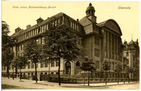 18234-Chemnitz-1914-Mädchenbildungsanstalt-Brück & Sohn Kunstverlag