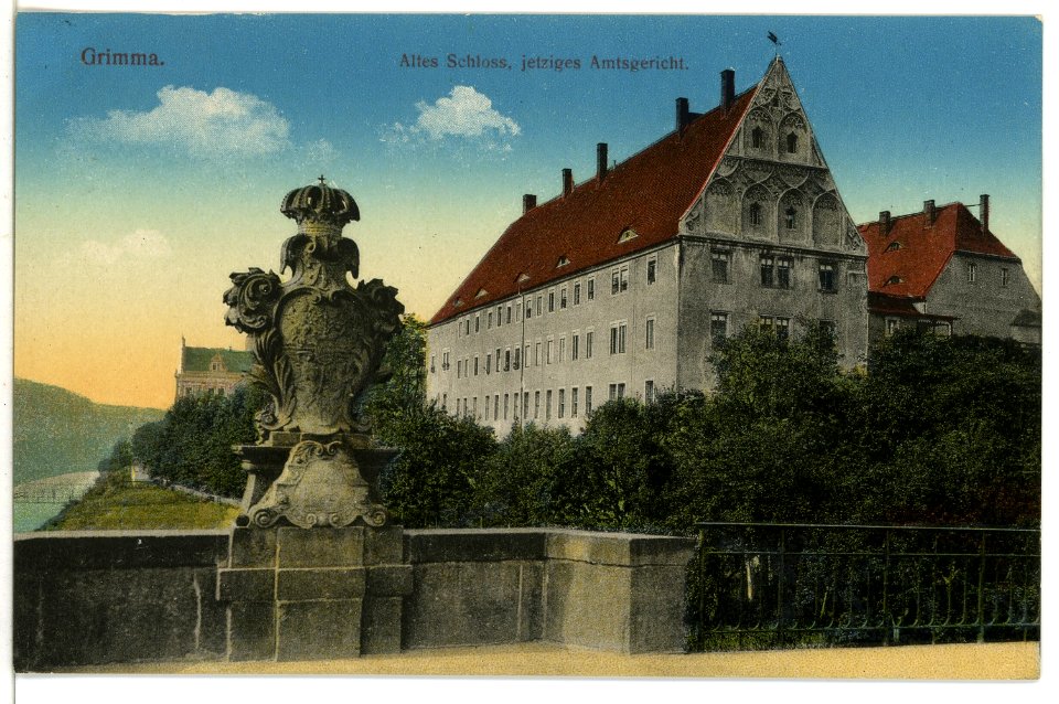 16446-Grimma-1913-Altes Schloß-Brück & Sohn Kunstverlag