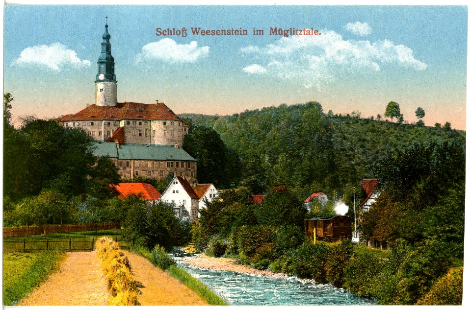 18275-Weesenstein-1914-Schloß-Brück & Sohn Kunstverlag