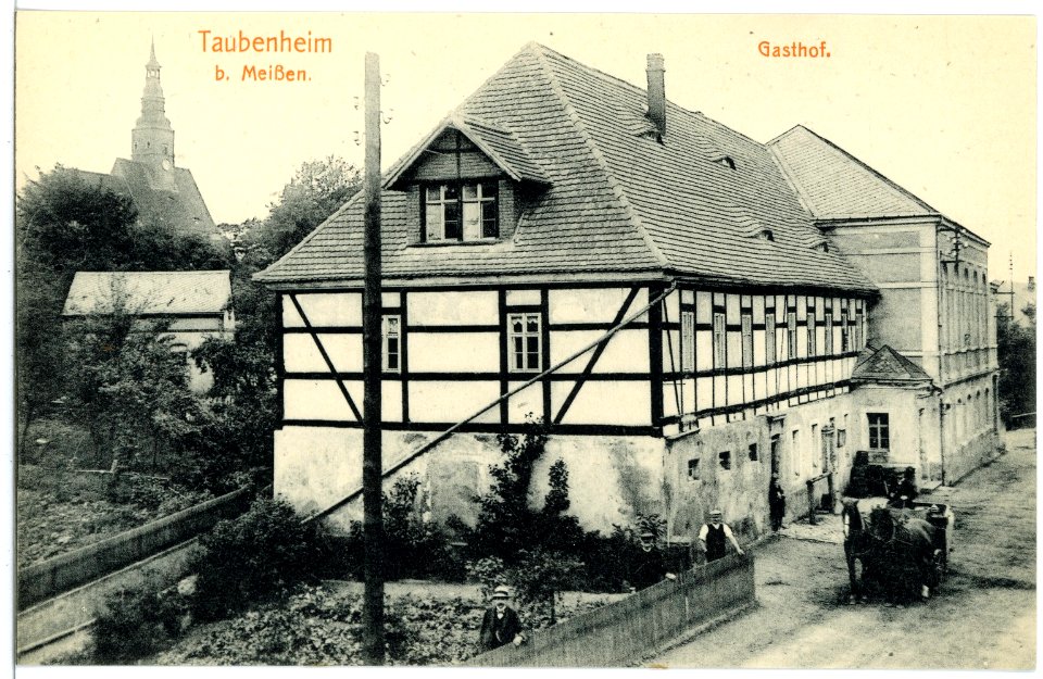 16755-Taubenheim (Klipphausen)-1913-Gasthof-Brück & Sohn Kunstverlag