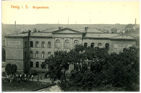 16378-Penig-1913-Bürgerschule-Brück & Sohn Kunstverlag