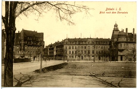 18874-Döbeln-1915-Blick nach dem Sternplatz-Brück & Sohn Kunstverlag