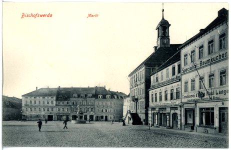 18681-Bischofswerda-1915-Markt-Brück & Sohn Kunstverlag