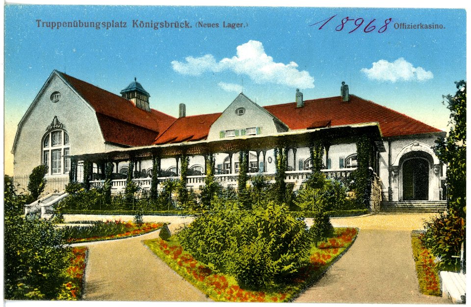 18968-Königsbrück-1915-Offizierskasino-Brück & Sohn Kunstverlag