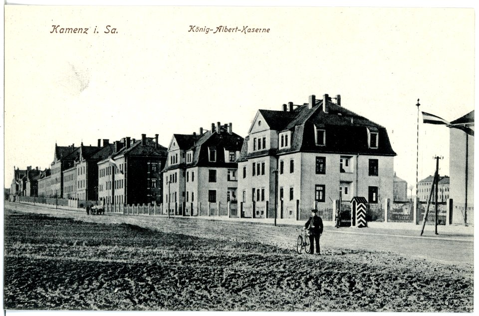 18637-Kamenz-1915-Kaserne des 13. Königlich Sächsischen Infanterie-Regiments Nr. 178-Brück & Sohn Kunstverlag