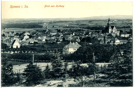 18340-Kamenz-1914-Blick auf Kamenz vom Hutberg-Brück & Sohn Kunstverlag