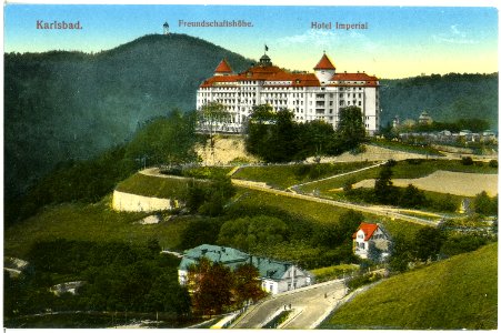 18818-Karlsbad-1915-Freundschaftshöhe, Hotel Imperial-Brück & Sohn Kunstverlag