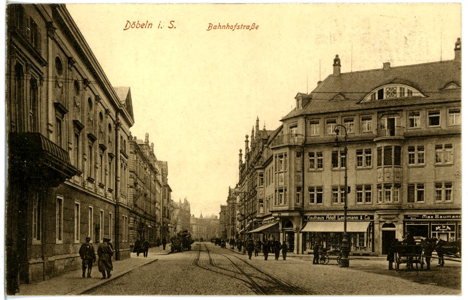 18748-Döbeln-1915-Bahnhofstraße-Brück & Sohn Kunstverlag