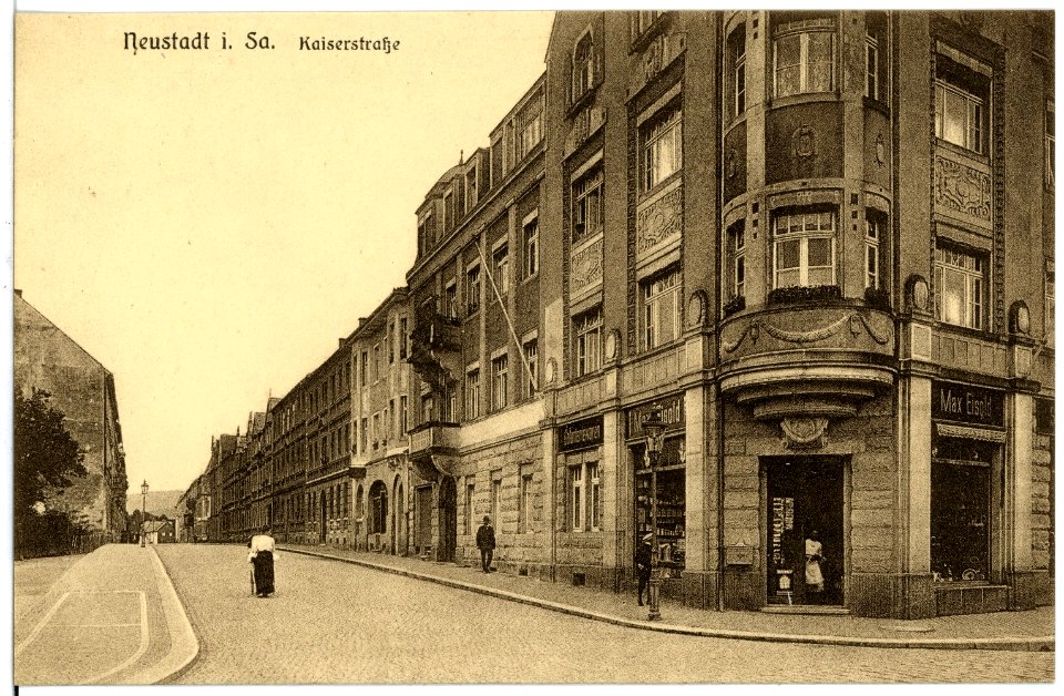 16727-Neustadt-1913-Kaiserstraße-Brück & Sohn Kunstverlag