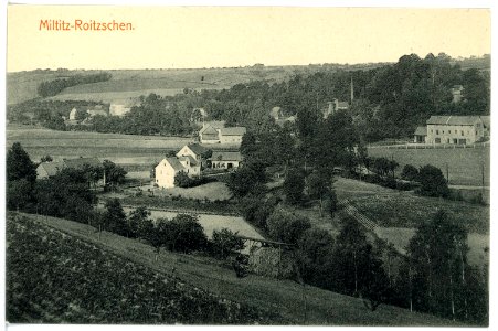 16643-Miltitz-Roitzschen-1913-Blick auf Miltitz-Roitzschen-Brück & Sohn Kunstverlag