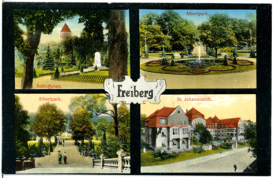 18799-Freiberg-1915-verschiedene Ansichten-Brück & Sohn Kunstverlag