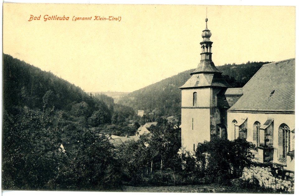 18395-Bad Gottleuba-1914-Kirche-Brück & Sohn Kunstverlag