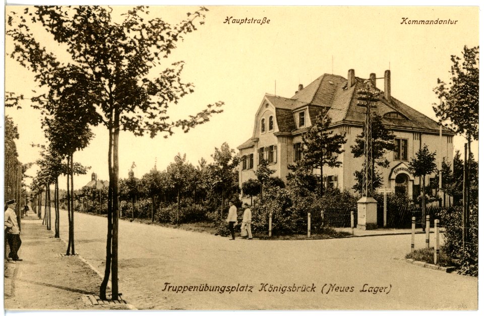 18310-Königsbrück-1914-Truppenübungsplatz - Königliche Kommandantur-Brück & Sohn Kunstverlag