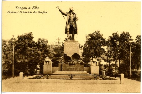 18231-Torgau-1914-Denkmal Friedrich des Großen-Brück & Sohn Kunstverlag