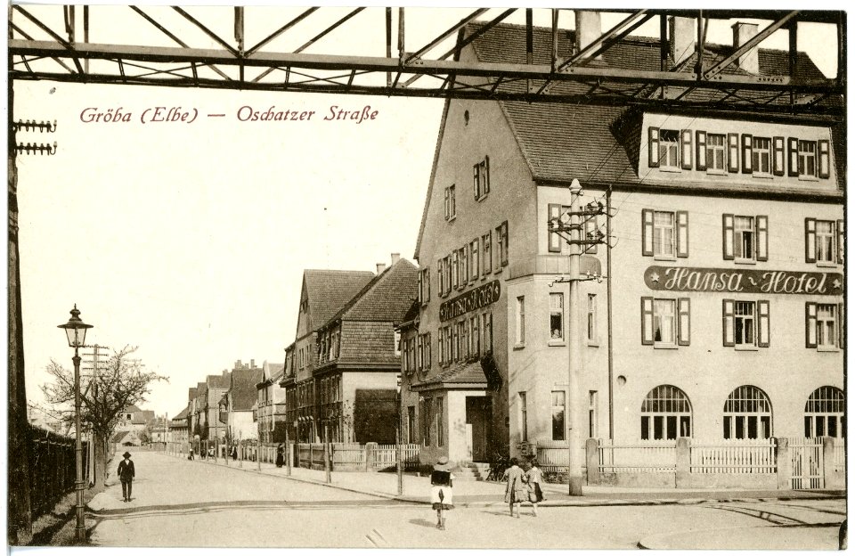 18881-Gröba-1915-Oschatzer Straße-Brück & Sohn Kunstverlag