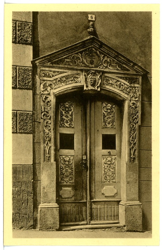 16417-Penig-1913-Portal Lutherstraße-Brück & Sohn Kunstverlag