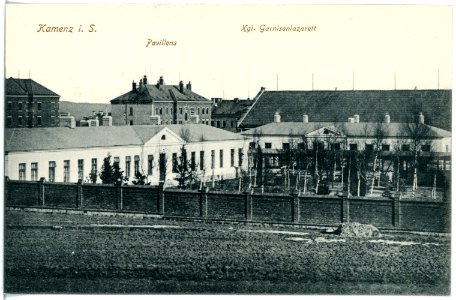 18635-Kamenz-1915-Garnisonslazarett-Brück & Sohn Kunstverlag