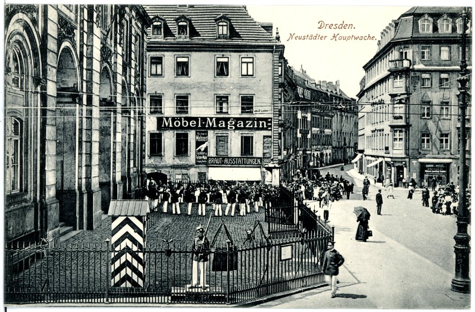 18925-Dresden-1915-Neustädter Hauptwache-Brück & Sohn Kunstverlag