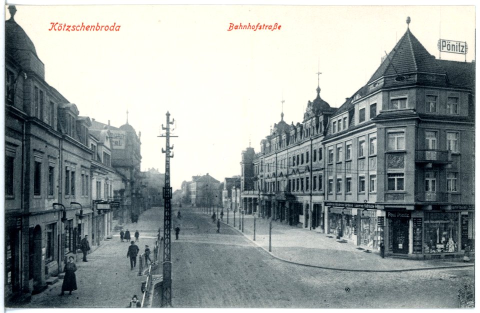 18668-Radebeul-1915-Bahnhofstraße - Kötzschenbroda-Brück & Sohn Kunstverlag
