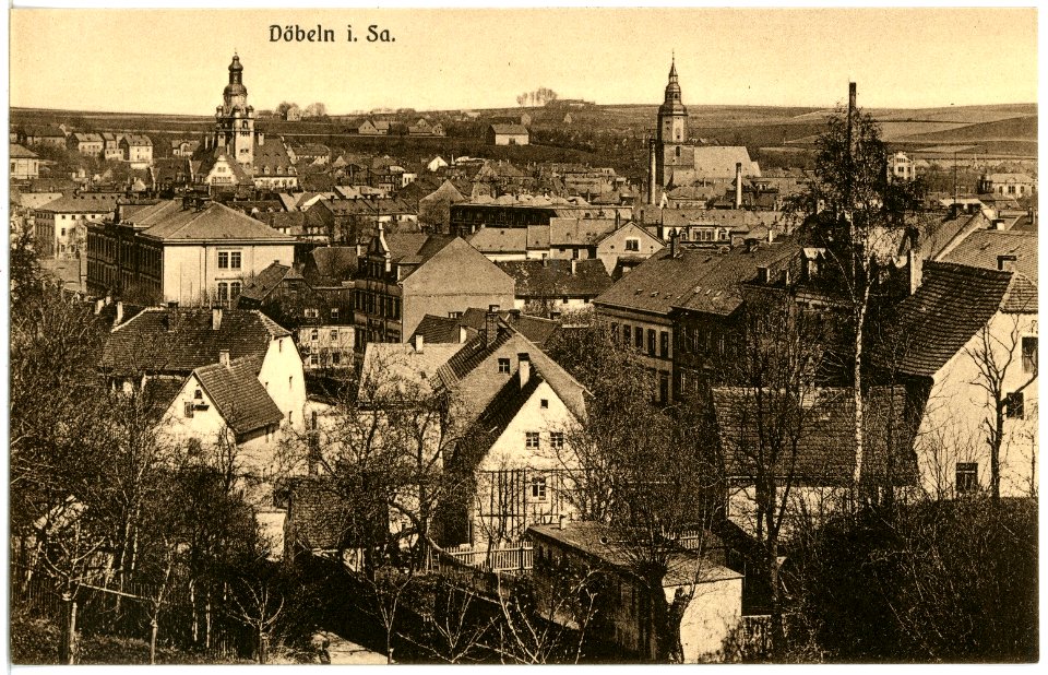 18866-Döbeln-1915-Blick auf Döbeln-Brück & Sohn Kunstverlag