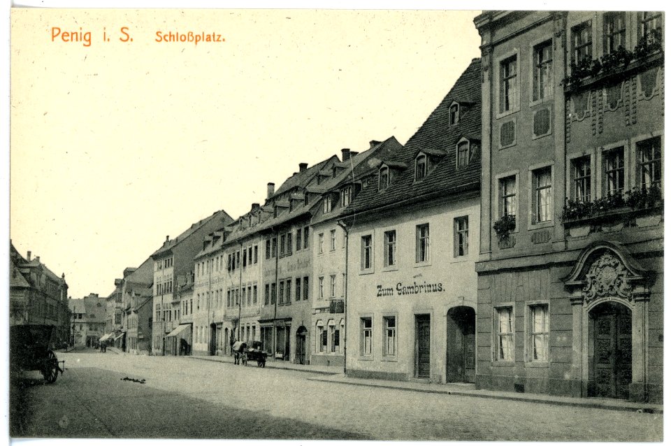 16382-Penig-1913-Schloßplatz-Brück & Sohn Kunstverlag