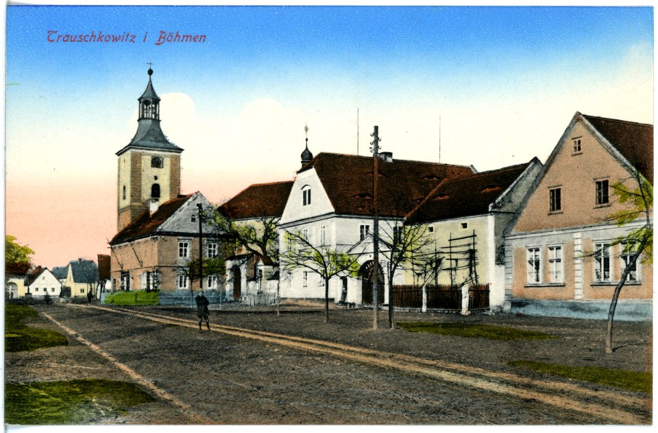 18694-Trauschkowitz-1915-Ortsansicht-Brück & Sohn Kunstverlag