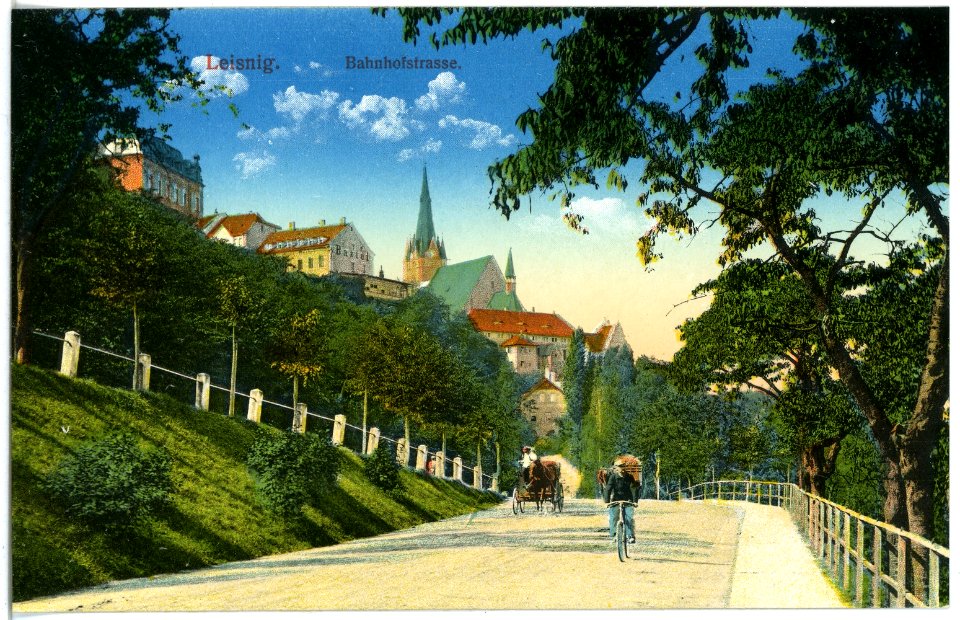 18386-Leisnig-1914-Bahnhofstraße-Brück & Sohn Kunstverlag