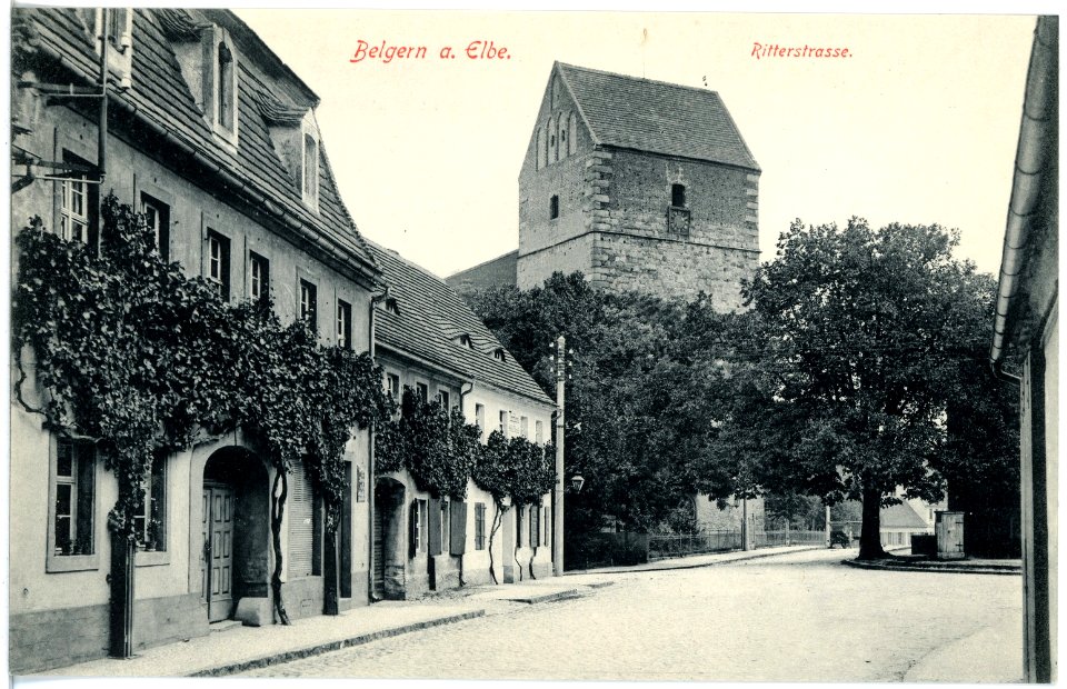 18684-Belgern-1915-Ritterstraße-Brück & Sohn Kunstverlag