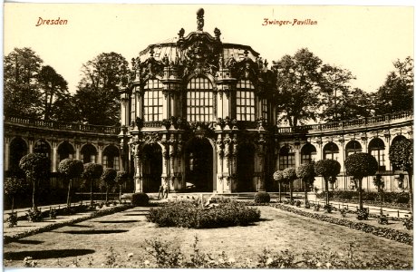 18920-Dresden-1915-Zwinger - Pavillon-Brück & Sohn Kunstverlag