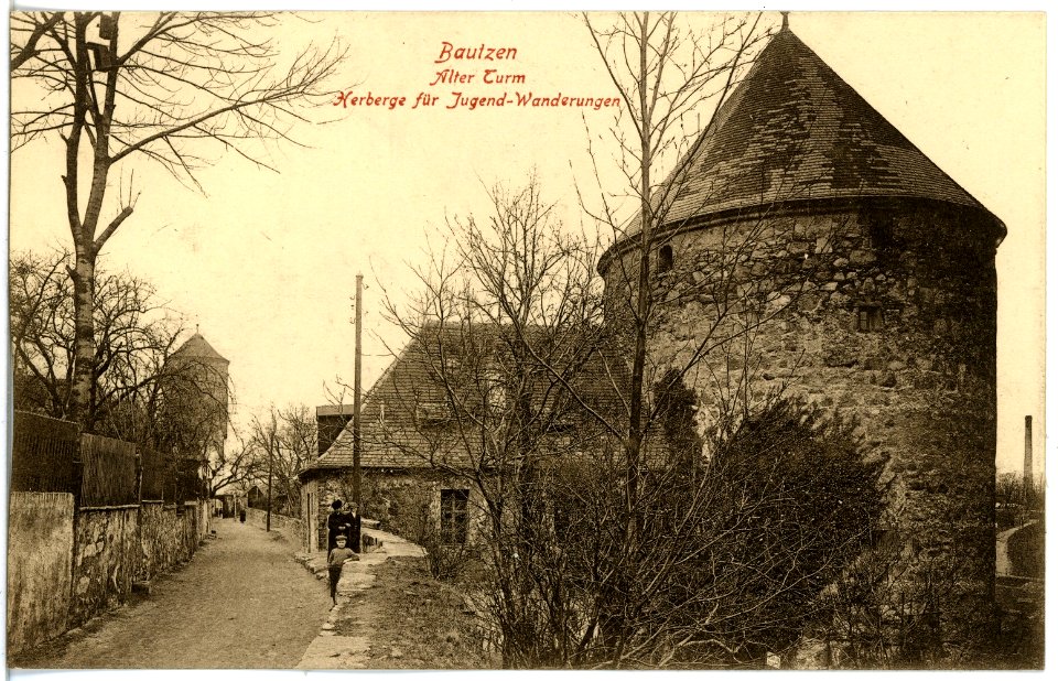 18763-Bautzen-1915-Alter Turm, Herberge für Jugendwanderungen-Brück & Sohn Kunstverlag