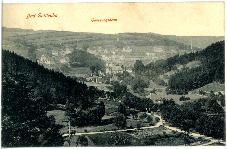 18403-Bad Gottleuba-1914-Genesungsheim-Brück & Sohn Kunstverlag