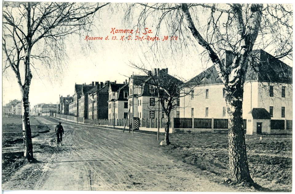 18636-Kamenz-1915-Kaserne des 13. Königlich Sächsischen Infanterie-Regiments Nr. 178-Brück & Sohn Kunstverlag
