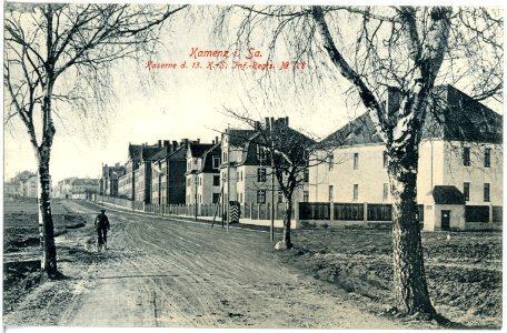 18636-Kamenz-1915-Kaserne des 13. Königlich Sächsischen Infanterie-Regiments Nr. 178-Brück & Sohn Kunstverlag