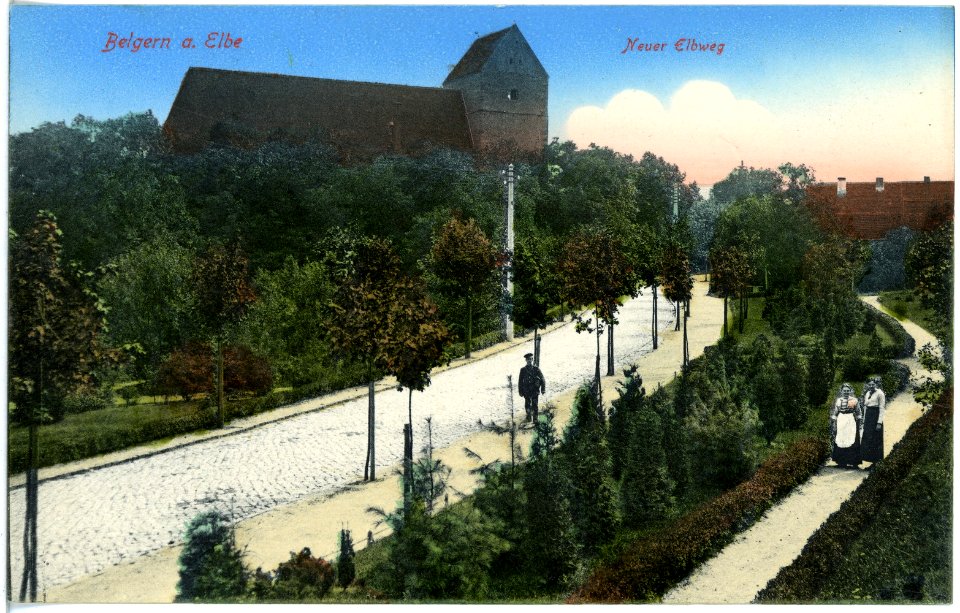 18686-Belgern-1915-Neuer Elbweg-Brück & Sohn Kunstverlag